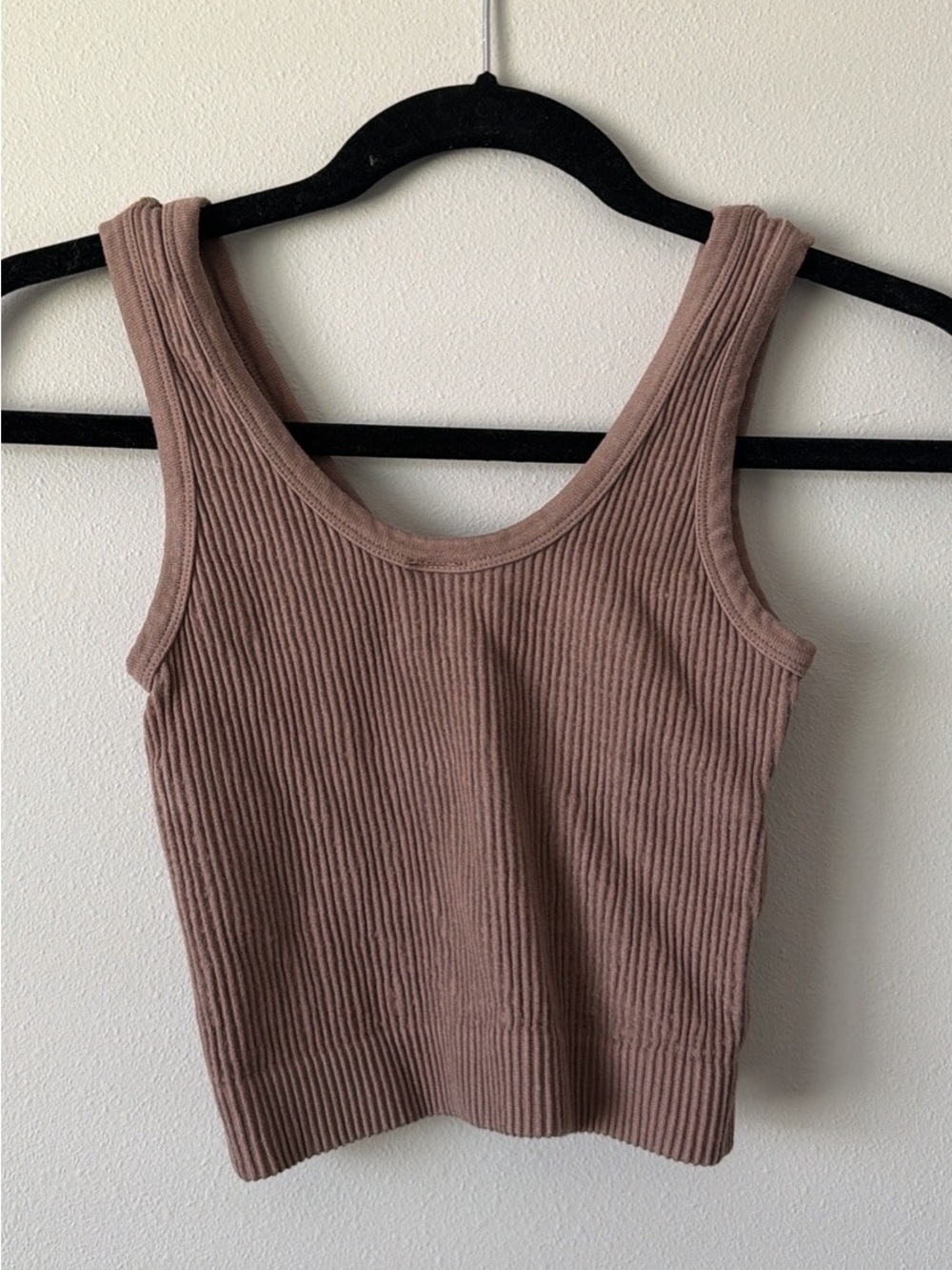 BRAND NEW Mauve Ribbed Sleeveless Tank Top